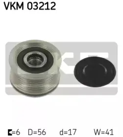 VKM 03212 SKF Механизм свободного хода генератора VKM 03212 SKF Механизм свободного хода генератора